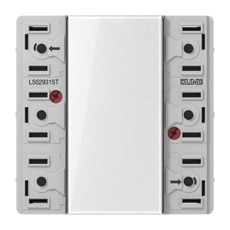 KNX кнопочный сенсорный модуль универсальный 3 группы, F50, Безопасный