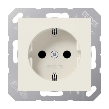 SCHUKO®-розетка, Дюропласт, слоновая кость