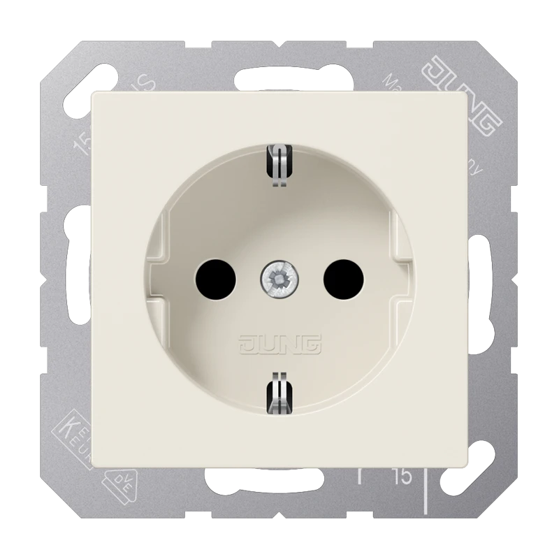 SCHUKO®-розетка, Дюропласт, слоновая кость