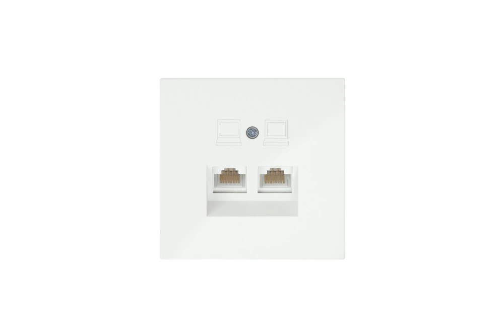 Интернет-розетка RJ-45 Jasmart в цвете «Сахара»
