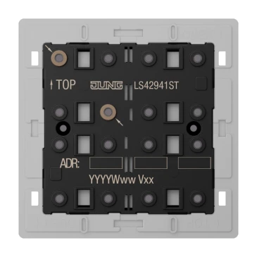 KNX кнопочный сенсорный модуль универсальный 4 группы, F40, Data Secure