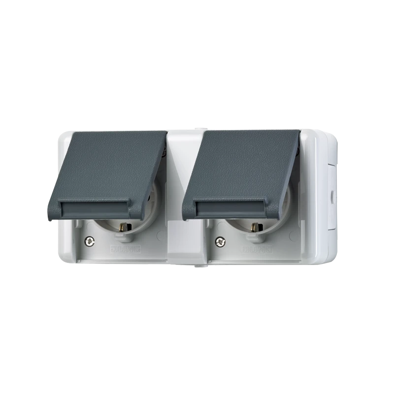SCHUKO®-розетка, 2-постовая