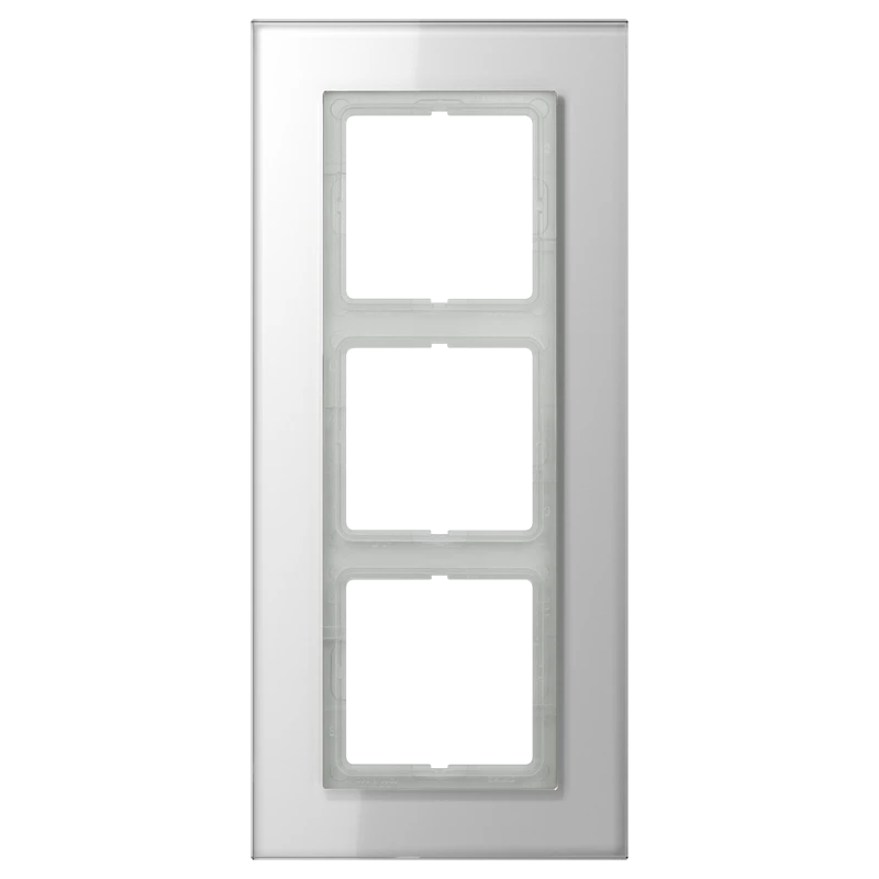 Стеклянная рамка 3-постовая, белый (3-постовая, 115 x 257 x 11 мм)