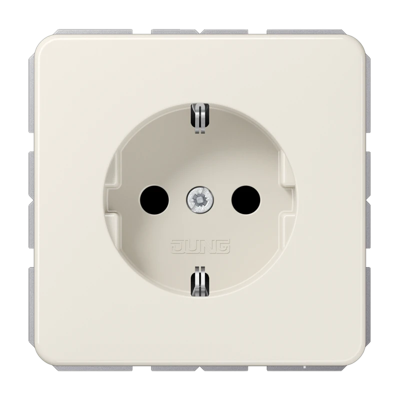 SCHUKO®-розетка, Safety Plus, Термопласт, слоновая кость