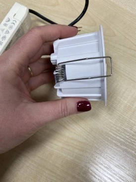 Встраиваемый светильник VELA1 220V, 9W, Ø83, 3000K, 60°, белый