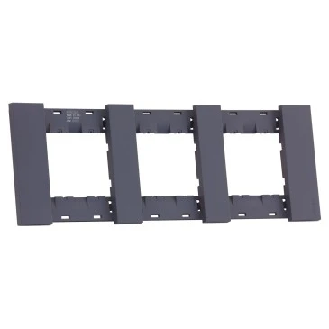 Рамка 3-ая цвет-Грифель матовый MEITON AA4802M3AL