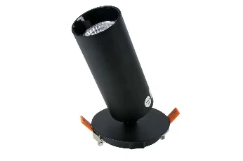 Встраиваемый светильник MINI 220V, 9W, Ø63, 4000K, 45°, TRIAC, черный