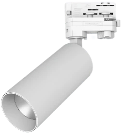 Трековый светильник MINI 220V, 9W, Ø55, 3000K, 45°, TRIAC, белый