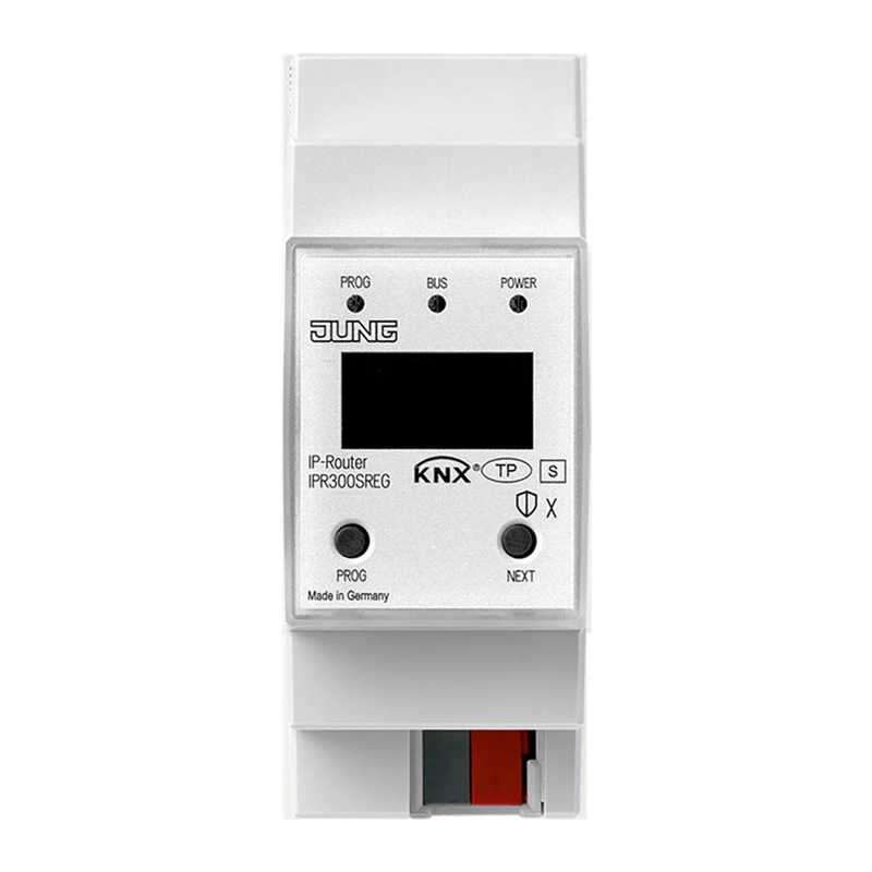 KNX IP-роутер, устройство для крепления на Din-рейку, 2 установочных модуля, KNX Secure