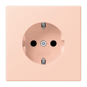 SCHUKO®-розетка, Дюропласт лакированный, l'ocre rouge clair