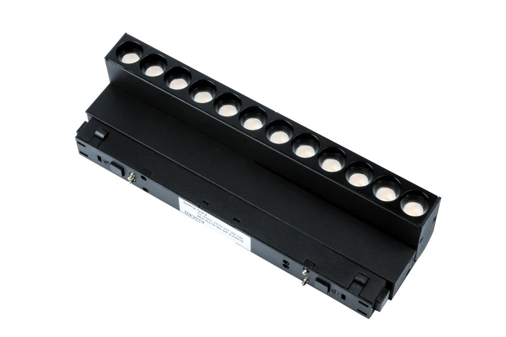 Трековый светильник NOVA 48V, 9W, 195*20*82, 3000K, 55°, черный