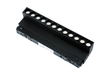 Трековый светильник NOVA 48V, 9W, 195*20*82, 3000K, 55°, черный