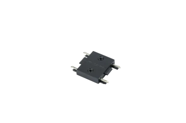 Прямой I-образный соединитель SLIM, 48V, черный