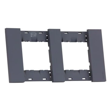 Рамка 2-ая цвет-Грифель матовый MEITON AA4802M2AL