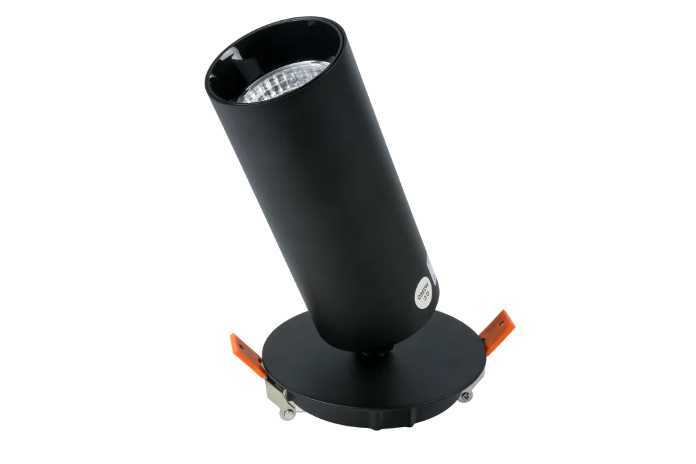 Встраиваемый светильник MINI 220V, 9W, Ø63, 4000K, 45°, черный