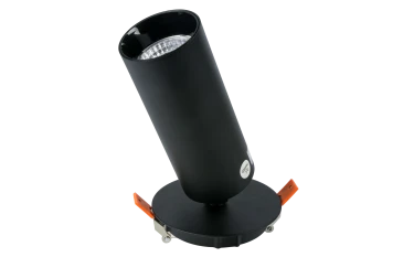 Встраиваемый светильник MINI 220V, 9W, Ø63, 4000K, 45°, черный