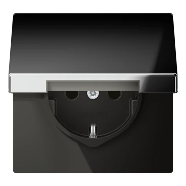 SCHUKO®-розетка, Safety Plus, хром