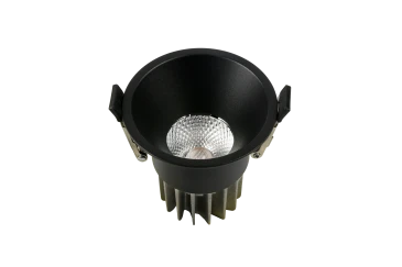 Встраиваемый светильник SPRING 220V, 7W, Ø83, 3000K, 38°, черный