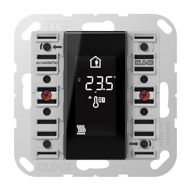 KNX комнатный контроллер-дисплей, компактный 4 группы, F50