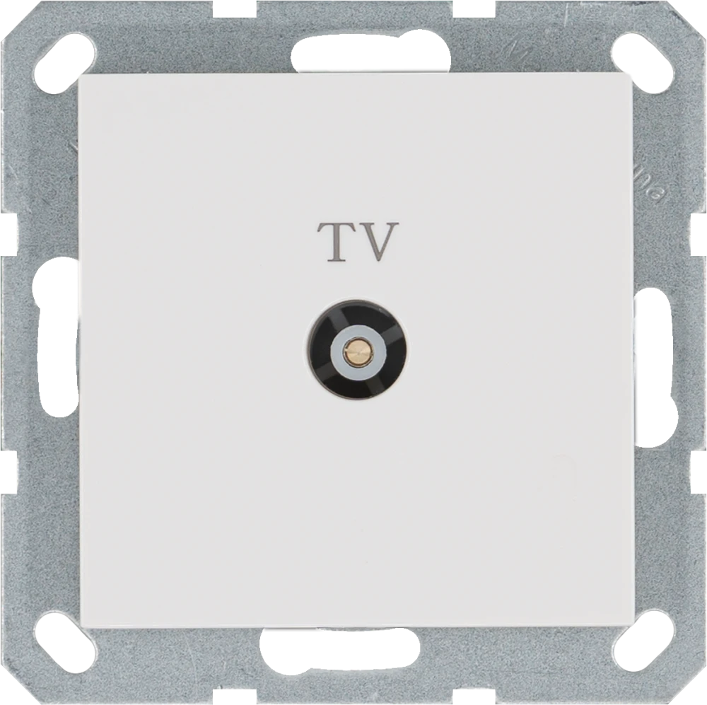 TV-розетка Jasmart TV в цвете «Белый глянцевый»
