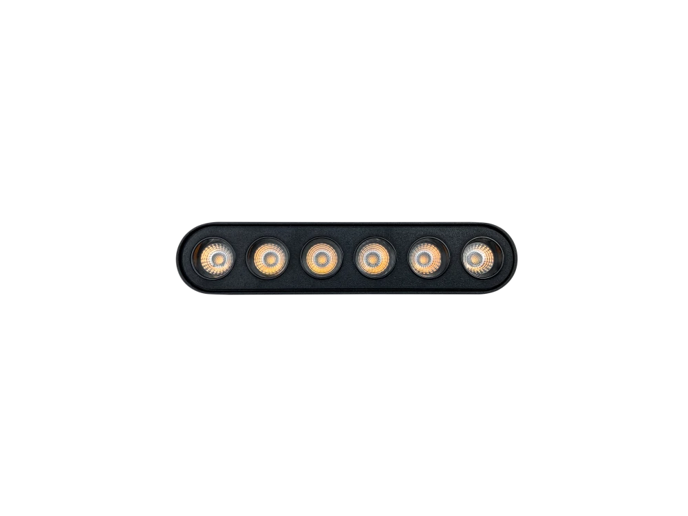 Трековый светильник SLIM 48V, 6W, 114*25*27.5, 3000K, 36°, черный