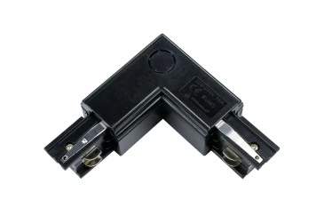 Угловой токоподвод внутренний TRINITY 220V, 98mm*98mm, черный
