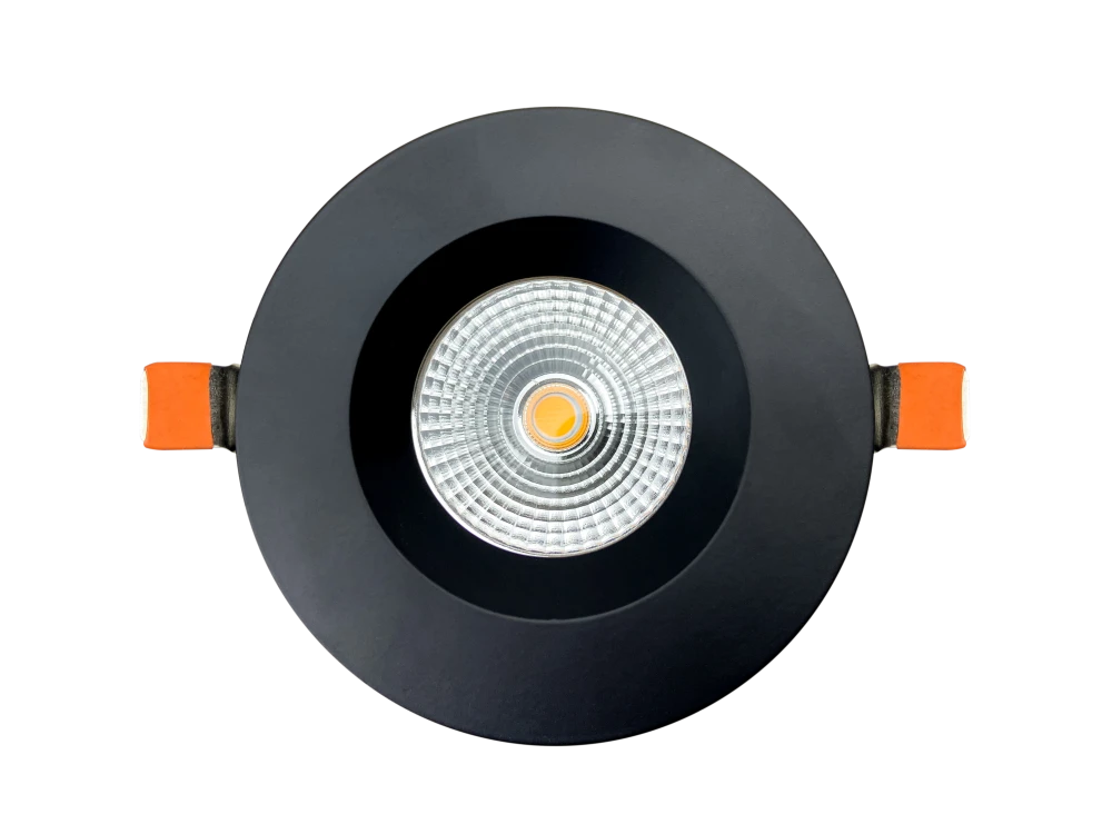 Встраиваемый светильник STAR 220V, 10W, Ø120, 3000K, 90.6°, черный