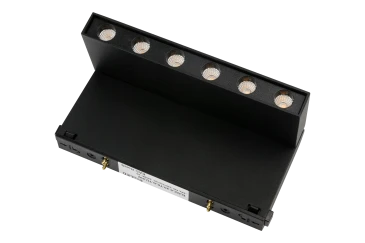 Трековый светильник ONYX 24V, 6W, 130*115*15, 3000K, 38°, черный