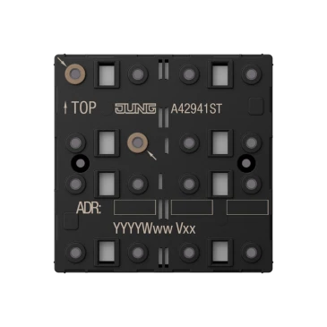 KNX кнопочный сенсорный модуль универсальный 4 группы, F40, Безопасный