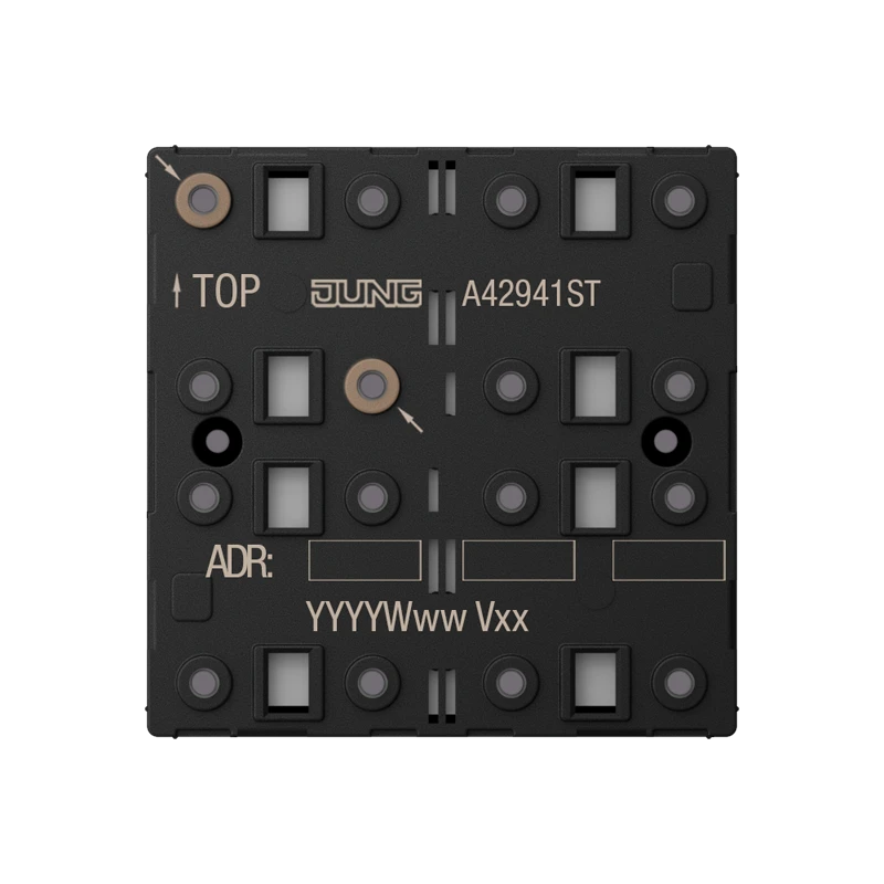 KNX кнопочный сенсорный модуль универсальный 4 группы, F40, Безопасный