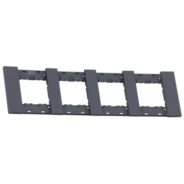 Рамка 4-ая цвет-Грифель матовый MEITON AA4802M4AL