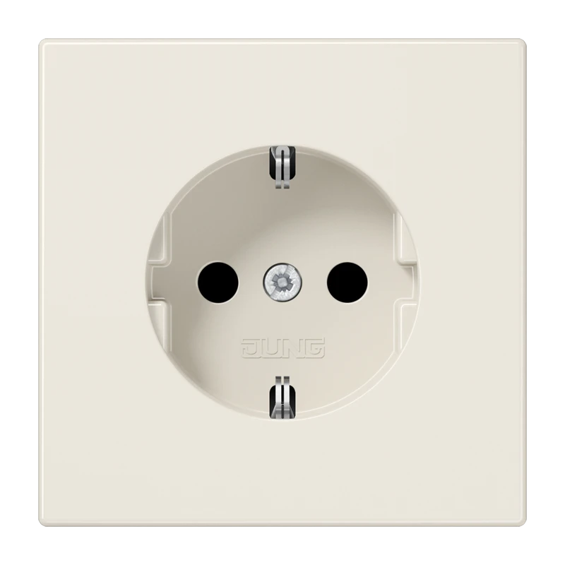 SCHUKO®-розетка, Safety Plus, Дюропласт, слоновая кость