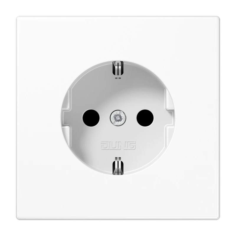 SCHUKO®-розетка, Safety Plus, Дюропласт, белый