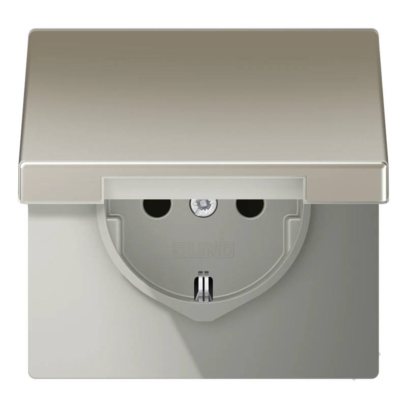 SCHUKO®-розетка, нержавеющая сталь