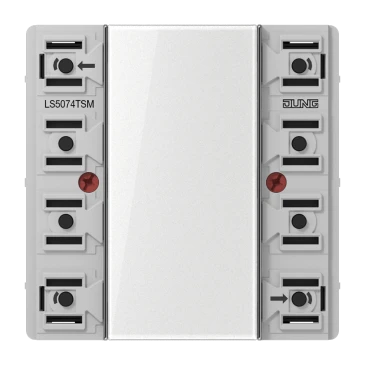 Стандартный кнопочный сенсорный модуль KNX 4 группы, F50