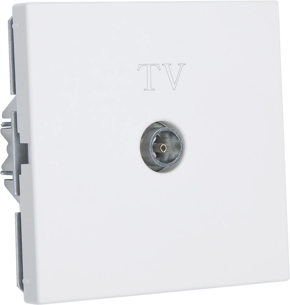 TV-розетка Jasmart TV в цвете «Белый матовый»