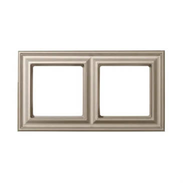 Рамка 2-поста; термопласт; шампань; Eco Deco