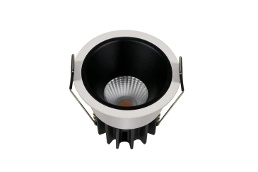 Встраиваемый светильник RAINBOW 220V, 7W, Ø75, 3000K, 36°, черный, рефлектор черный