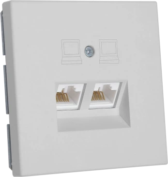 Интернет-розетка RJ-45 Jasmart в цвете «Матовый тауп»