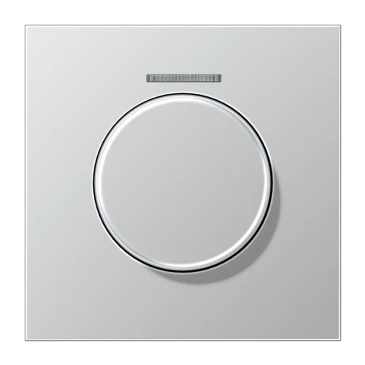 Крышка со световодом 1 группа, для KNX поворотного сенсора, с подсветкой, алюминий