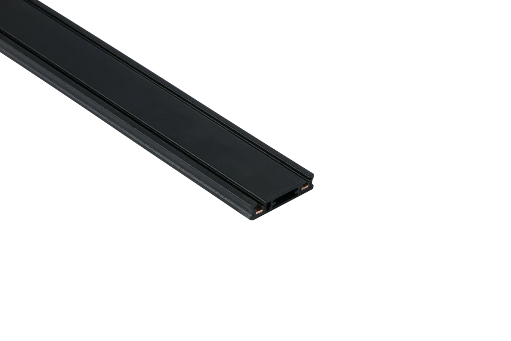 Накладной магнитный трек SLIM 48V, 1000mm, черный