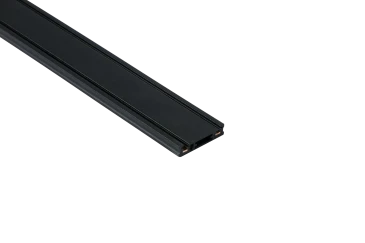 Накладной магнитный трек SLIM 48V, 2000mm, черный