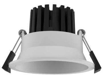 Встраиваемый светильник LUX 220V, 10W, Ø102, 3000K, 60°, IP54, черный