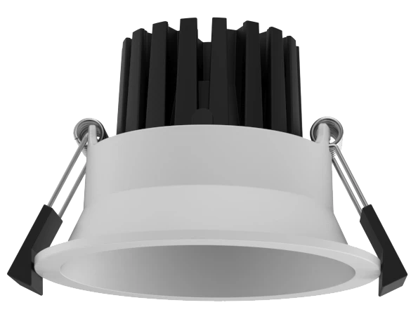 Встраиваемый светильник LUX 220V, 10W, Ø102, 3000K, 60°, IP54, черный