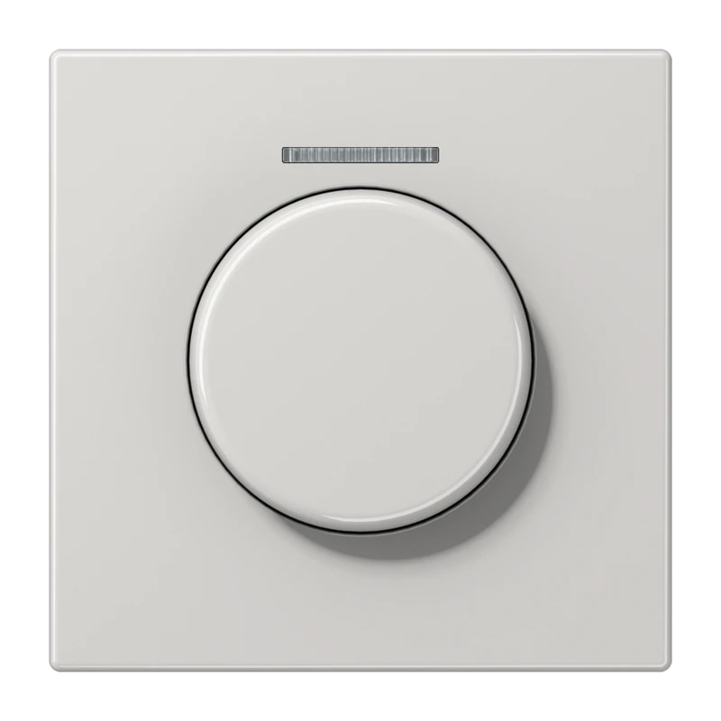 Крышка со световодом 1 группа, для KNX поворотного сенсора, с подсветкой, светло-серый