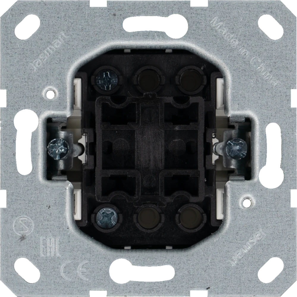 Одноклавишный выключатель Jasmart в цвете «Белый глянцевый»