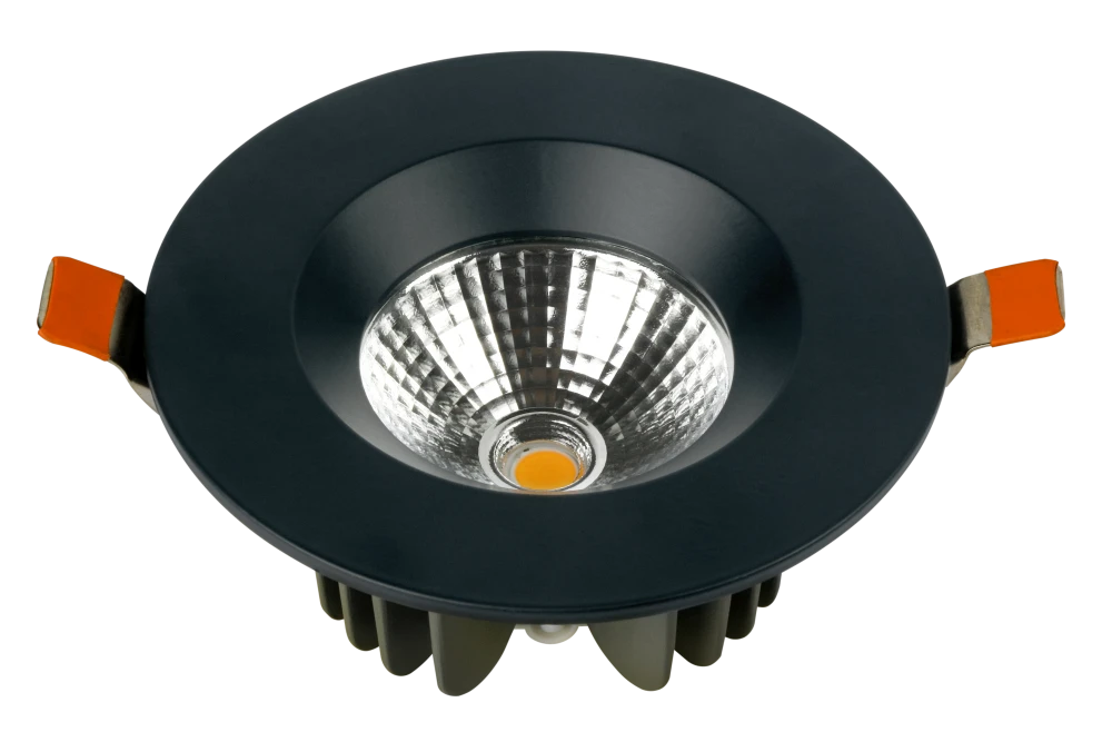 Встраиваемый светильник STAR 220V, 10W, Ø120, 3000K, 90.6°, черный