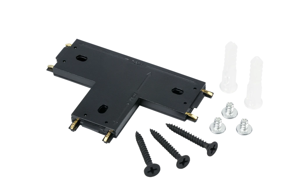 T-образный соединитель SLIM, 48V, черный