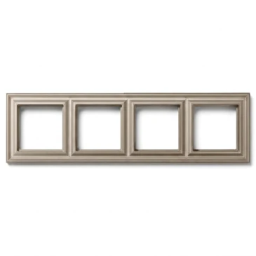 Рамка 4-поста; термопласт; шампань; Eco Deco