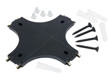 X-образный соединитель SLIM, 48V, черный